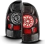 ACANII - For 2005-2015 Toyota Tacoma Pickup Black Housing LED Tail Lights Brake Lamps Assembly Driver & Passenger Side