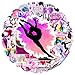 Gymnastics Stickers, 50PCS Sports Graffiti Pack Waterproof Vinyl Decals for Water Bottles Cup Laptop Mobile Phone Skateboard (Gymnastics)