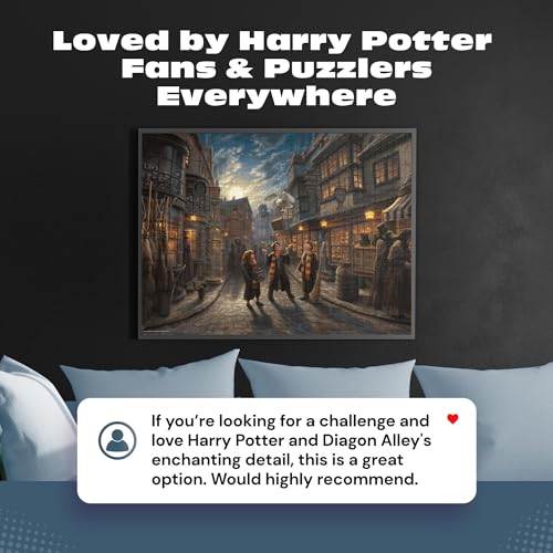 Ceaco - Thomas Kinkade Studios Harry Potter Diagon Alley 1500 Piece Jigsaw Puzzle with Bonus Poster by CEACO - Image 6
