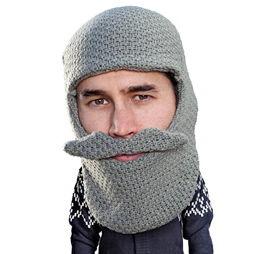 Beard Head® - The Original Balaclava Knit Beard Hat (Grey) #TOP10