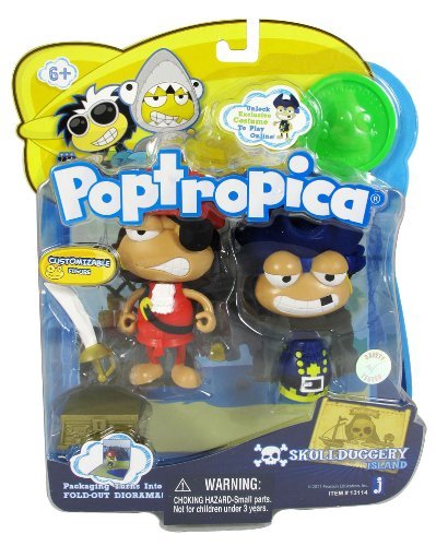 Poptropica 3 Inch Mini Figure Toy 2Pack Skull N Duggery