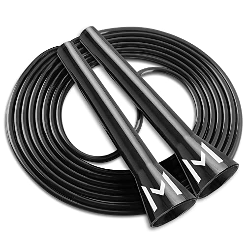 Motivated Mindset Jump Rope For Exercise, Speed And Endurance Training - 5.5” Handles - Skipping Rope For Kids & Adults Aerobic Training At Home Or Outdoors - Travel Bag Included #TOP3