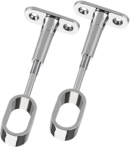 HALJIA 10 pezzi 6 mm perni di supporto per ripiani in vetro, mensole HALJIA 10 pezzi 6 mm perni di supporto per ripiani in vetro, mensole