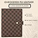 OFFICE RITM™ PU Checkered Leather A5 Six Ring Binder Planner Cover with 160 Pages of Daily To Do List 5.5