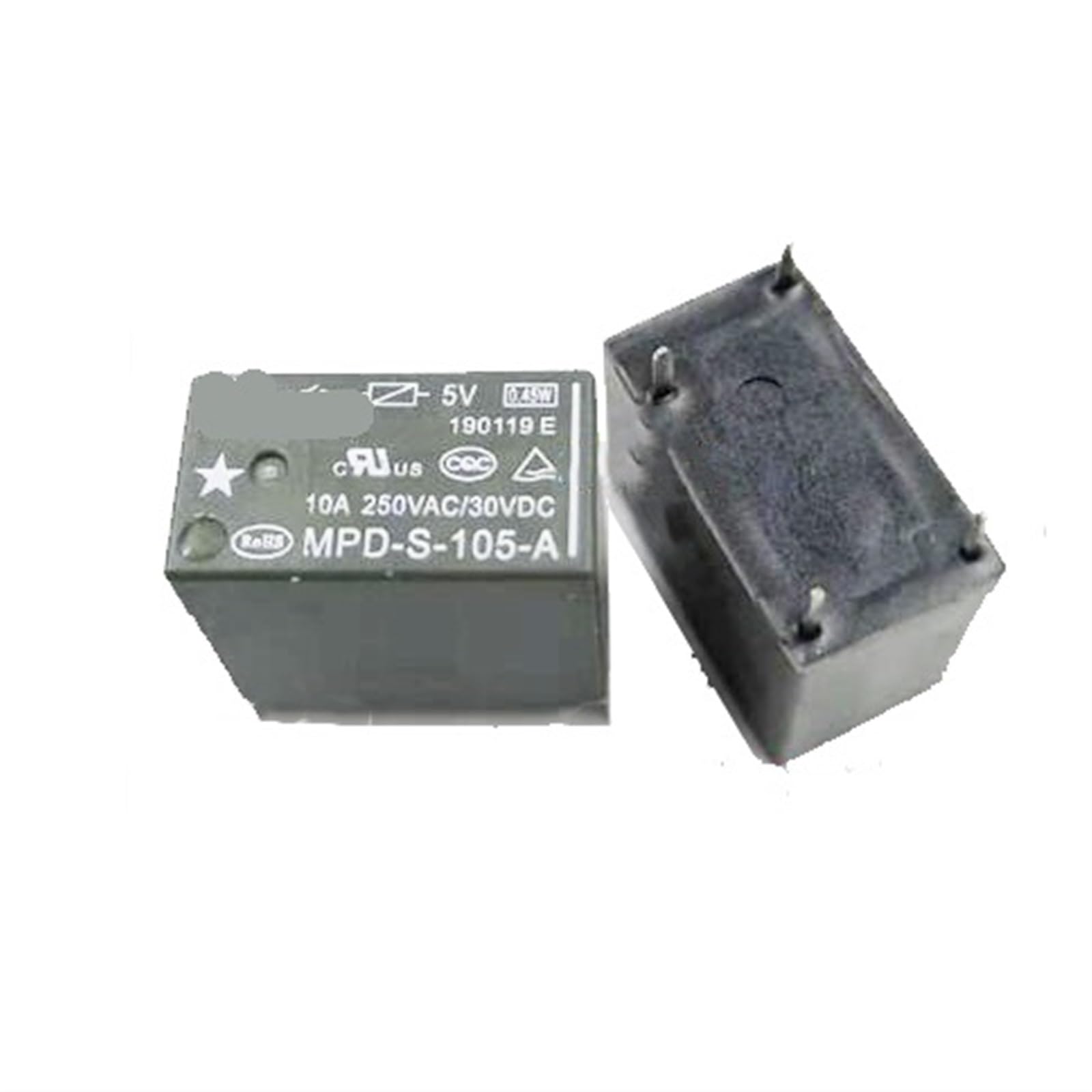 Relé MPD-S-105-A MPDS105A DC5V 10A componente electrónico de 4 pines para circuitos integrados 2