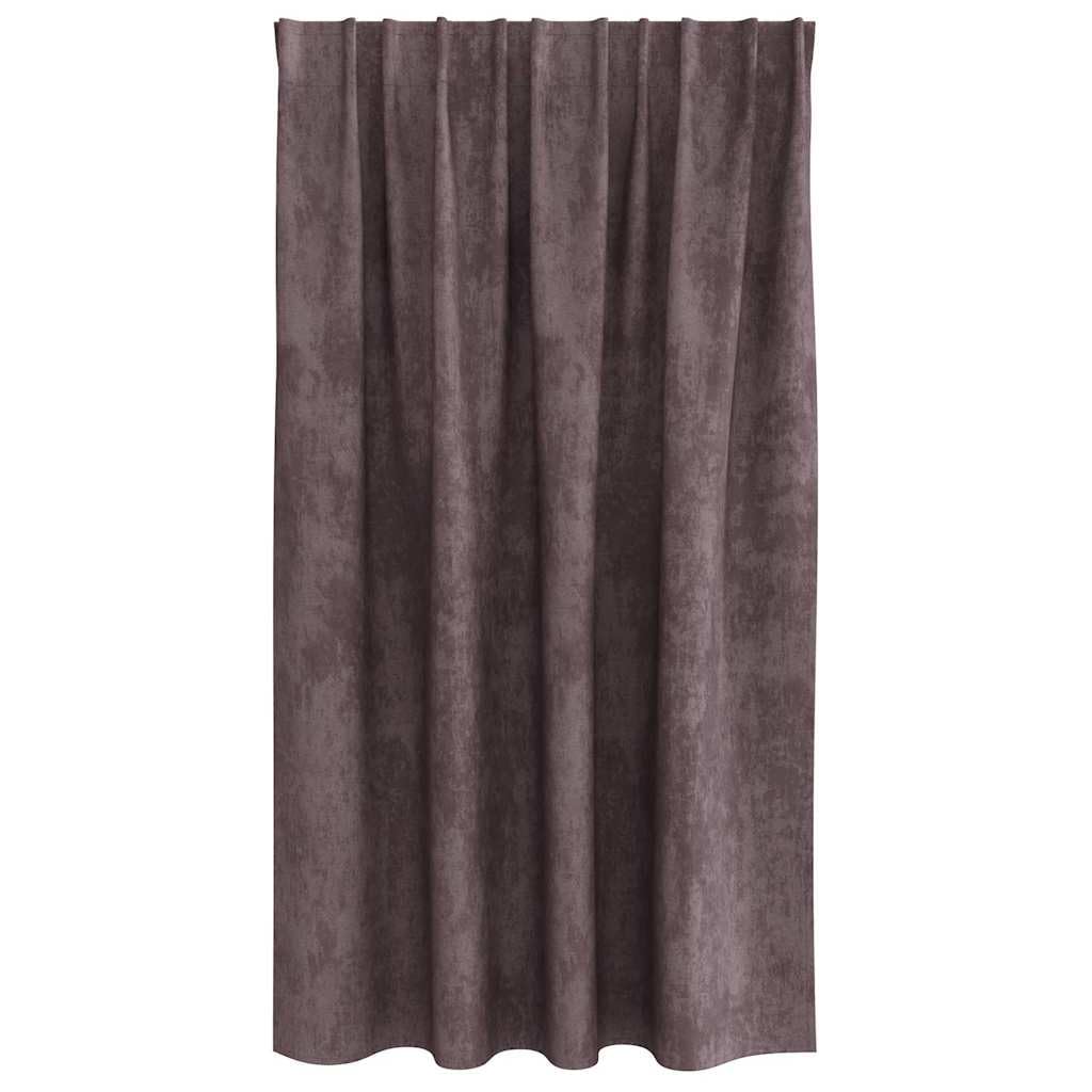 Cortinas de terciopelo marrón, 2 unidades, 140 x 140 cm, cortinas opacas con textura aterciopelada para salón, dormitorio, puerta
