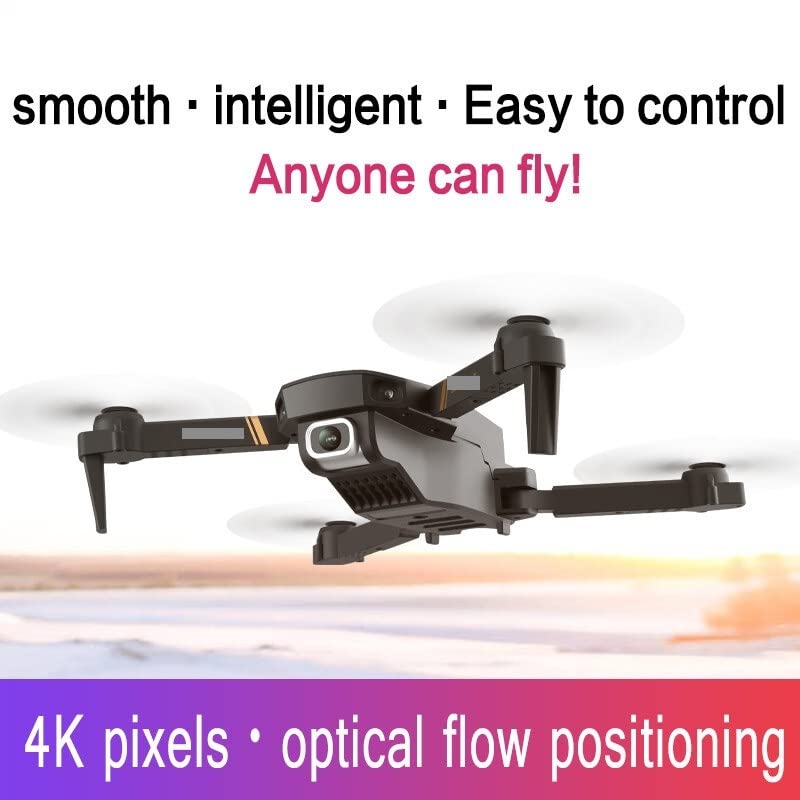Składany dron Quadcopter Profesjonalny dron 4K / 1080P HD Kamera szerokokątna WiFi Wysokość transmisji w czasie rzeczywistym Utrzymuj Quadcopter Składana zabawka drona (Kolor: 2K-Podwójna kamera-2B