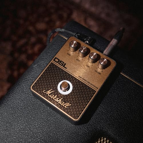 Image of Marshall DSL Overdrive /Distortion Pedal - Black and Gold