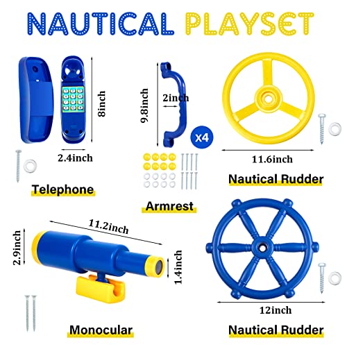 image for Sratte Playground Accessories Backyard Pirate Plastic Ship Playset Pla