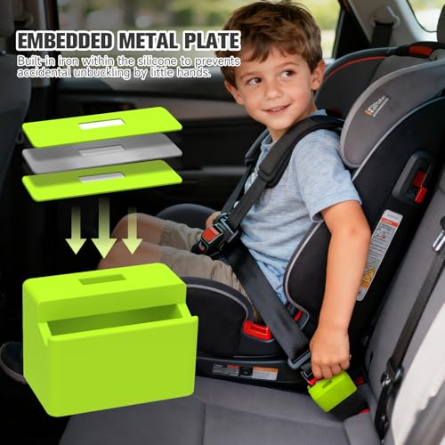 image for MORLIKE LIVING Morlike Silicone Seatbelt Secure Buckle Safety Cover Lo