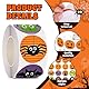 Halloween-Aufkleber für Kinder, 1000 Stück Byhoo Halloween-Kürbis-Fledermaus-Spinnen-Aufkleber, Rolle, 16 lebendige Farben und Designs, runde Siegel-Etiketten-Aufkleber, Umschlag-Siegel-Aufkleber