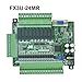 PLC Industrial Control Board FX3U-24MR/24MT 6AD 2DA with Bottom Shell high-Speed Analog programmable Controller 485 RTC DC24V(Board-Shell-485-RTC,FX3U-24MT)