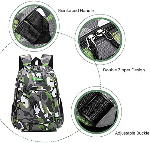 FANDARE Camo Backpacks Unisex College Bag Casual Daypack High School Bag Teens Girl Boy Knapsack Outdoor Travel Laptop Rucksack Bookbag for Women Men Waterproof Polyester Blue