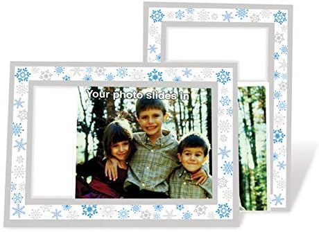 Snowflakes - 4x6 Photo Insert Note Cards - 24 Pack by Plymouth Cards