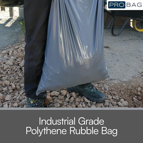 Polythene Rubble Sacks - ULTRA Heavy Duty Rubble Bags - Extra THICK Industrial Grade Builders Rubble Bags (10 Pack) 7 Polythene Rubble Sacks - ULTRA Heavy Duty Rubble Bags - Extra THICK Industrial Grade Builders Rubble Bags (10 Pack) - Image 7