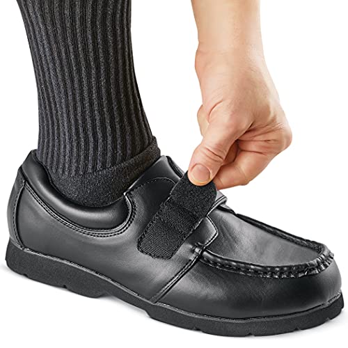 Collections Etc Classic Style Non Slip Men's Wide Comfort Shoes3