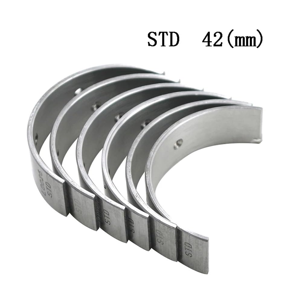6pcs Connecting Rod Bearing 42.00mm-40.00mm STD -200 Motorcycle for XP500 T-MAX XP530 2001-2017(STD 42mm)