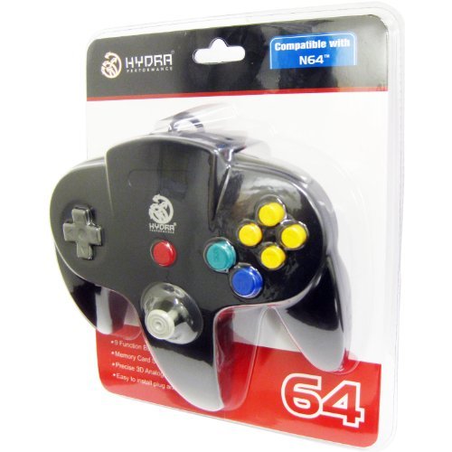 Hydra Performance N64 Controller For Nintendo 64 Gamepad - Black