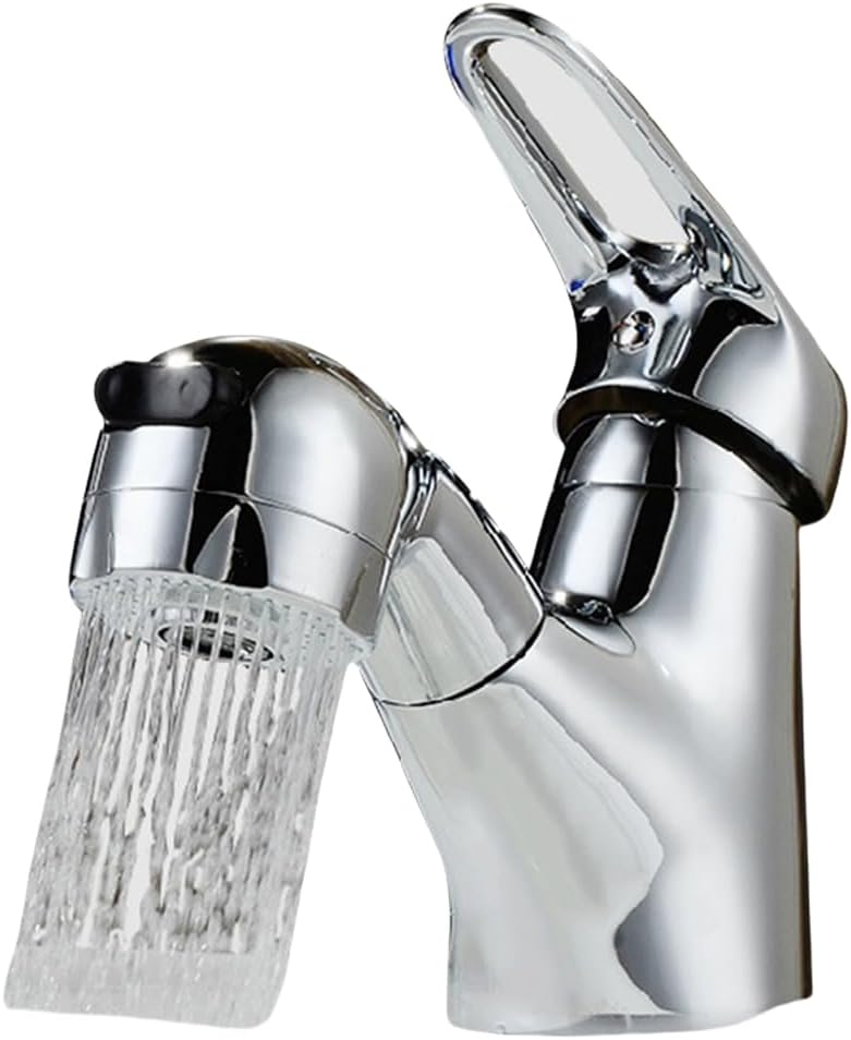Rubinetto cucina ottone con doccetta estraibile 1 maniglia