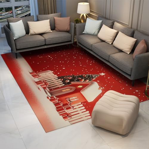 Tapis de sol antidérapant Noël lavable pour éviter les glissades - 4