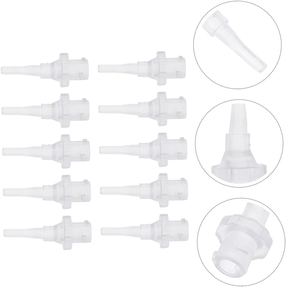 40pcs Disposable Ear Wax Removal Tips Ear Cleaner Replacement Nozzles for Cleaning Safe Material Smooth for Adults