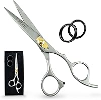 ONTAKI 6.5" Japanese Steel Hair Cutting Scissors - Professional Barber Shears for Beard, Mustache & Hair - Hand-Forged Precision Tool