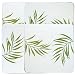 Corelle Coordinates by Reston Lloyd Square Gas Stovetop Burner Covers, Set of 4, Bamboo Leaf