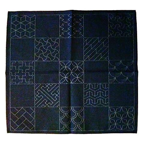 Sashiko Furoshiki Pre-Printed Sampler Placemat # SC-EM290-13 Traditional Japanese Designs Cover