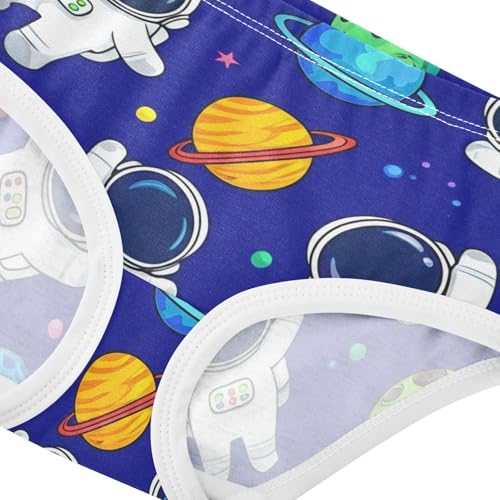 Animal Toddler Underwear Custom 2t Cotton Little Girl Panties Cute Cartoon Astronauts Space Kids Undies Briefs4