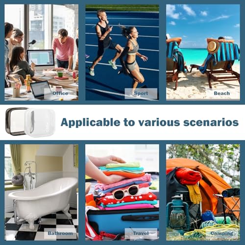 Approved Toiletry Bag, 3 Pack Small Clear Makeup Bag, Mini Makeup Zipper Pouch Cosmetic Bag for Women Men Purse Essentials Items, Coin Purse Data Cable Organizer Travel Bag4