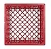 Authentic 13x13x11 4 Gallon 16 Quart Square Dairy Milk Crate (RED)