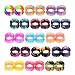 Longbeauty 9 Pair Thin Silicone Ear Skin Flexible Flesh Tunnel Expander Gauge Earlets 9 Colors
