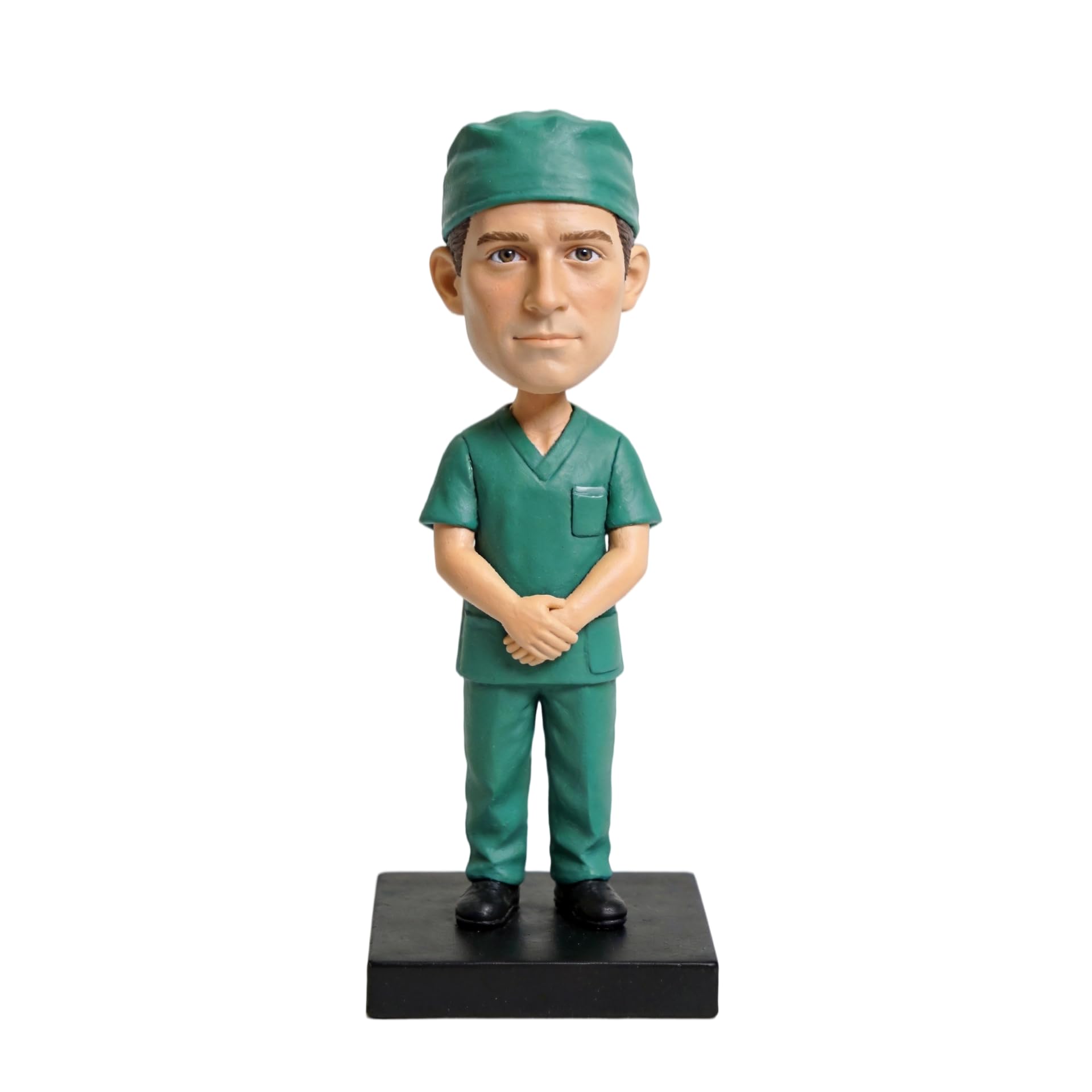 Figura 3D personalizada de Bobblehead, figura médica de cirujano masculino, decoración de escritorio personalizada, regalos para médicos, personal médico, regalos de agradecimiento de