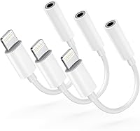 Vista 1 de Adaptador Lightning a conector de auriculares de 3.5mm con certificación MFi de Apple, calidad de audio premium y chip DAC para escuchar música