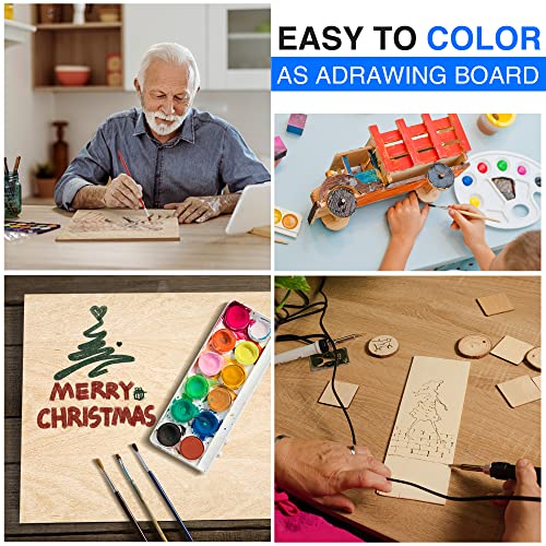 image for VKIZA 30 Pack Basswood Sheets 12