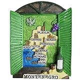 Montenegro Travel Souvenirs - Imán 3D para nevera