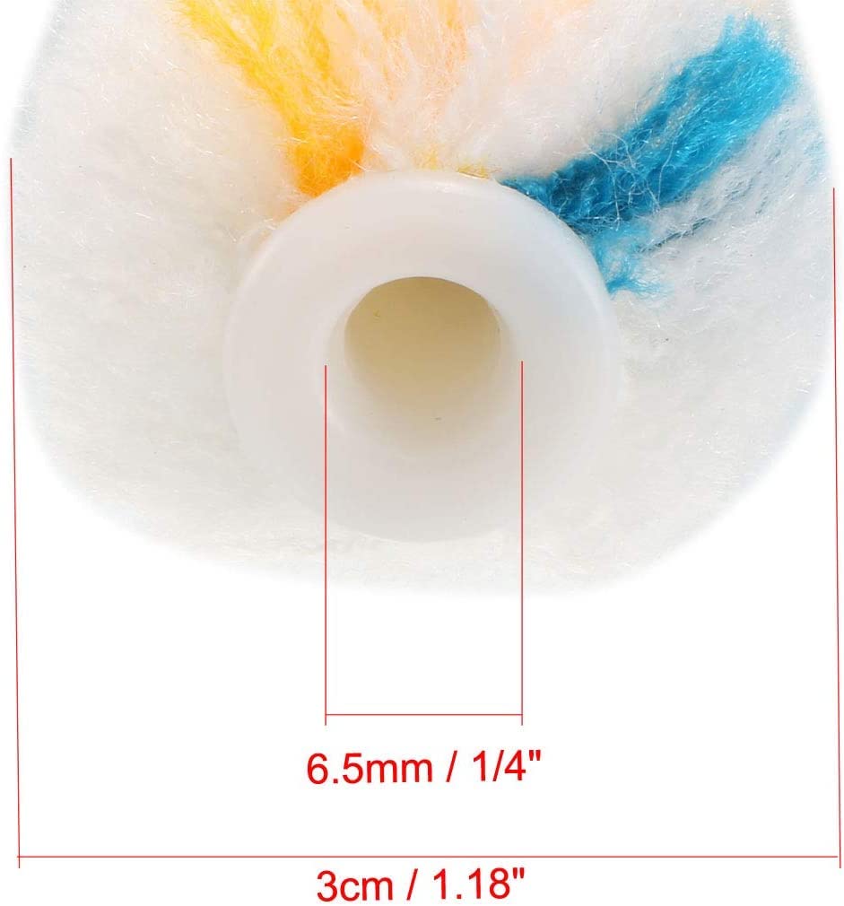 61 Pezzi Mini Coprini A Rulli Di Vernice Kit Rulli Di Vernice Piccoli Da 4 Pollici - Foto 12