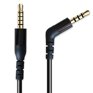 TPE Audio Cable for SteelSeries Arctis Nova 7 / Pro Headset | Black , TPE 3.5mm 5 pole to 4 pole jack Cable for SteelSeries Arctis Nova 7 / Pro Headset - Amazon product rated Grade A
