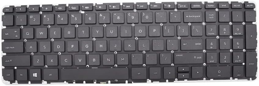 New Keyboard Replacement for HP 762529-001 765806-001 9Z.N9HSQ.701 V140646BS1 AEY14U00410 15-p020ca 15-p021ca 15-p022ca 15-p029ca 15-p033ca 15-p050ca Envy 17-K M7-K M7-K000 757410-001 Without Backlit