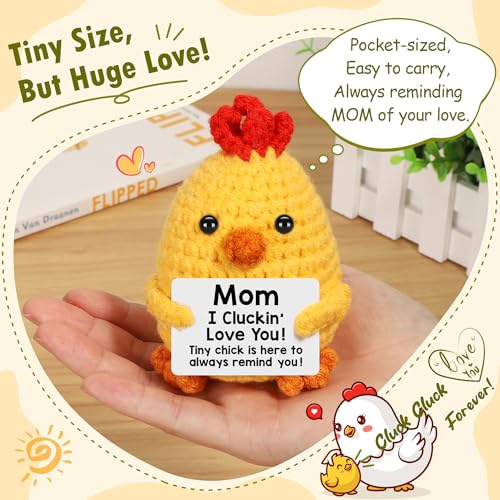 Funnychickenmomgiftsformothersdaybirthdayeasteriloveyougiftsformotherbonusnewmomstepmomhandmadecrochetanimalschickenbestpresentformamamotherinlawpresentfromdaughterson Urban Country Home Decor Funny chicken mom gifts for mothers day birthday easter i love you gifts for mother bonus new mom stepmom handmade crochet animals chicken best present for mama mother in law present from daughter son urban country home decor