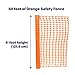 BISupply 4 FT Safety Fence 50 FT Plastic Roll for Construction, Pet, and Event Fencing, Orange