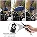 Newdora Paraguas Plegable Automático Impermeable 10 Armazones de Metal Compacto Resistencia contra...