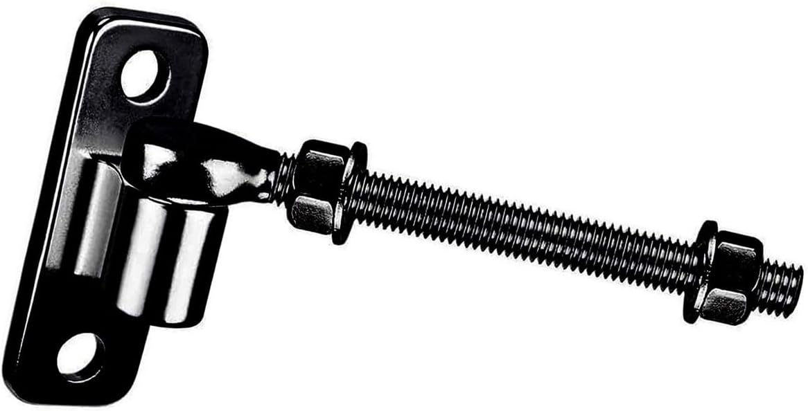 Set of 2 Stainless Steel 6/8/10Inch J Bolts Gate Hinges for Portable Sturdy Applications on Wood and Metal Door Fence Gate Hardware