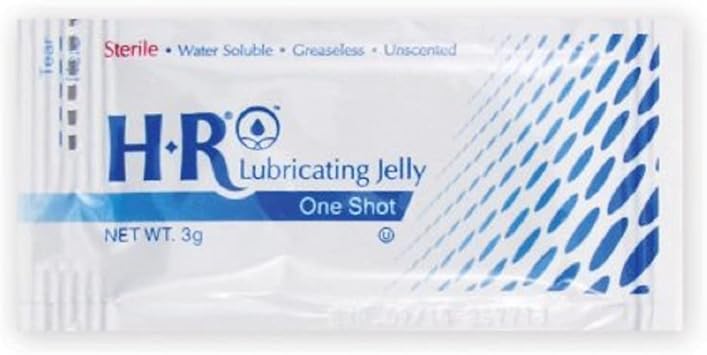 HR Lubricating Jelly Sterile 3 Gram Individual Packet 144 per Box 207