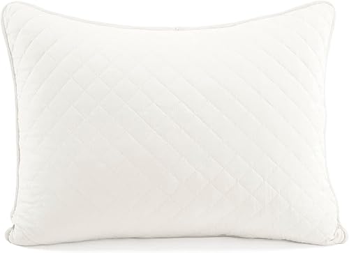 Vista 98 de Lush Decor Ava - Juego de colcha de 3 piezas con diseño de diamantes, tamaño King, color blanco