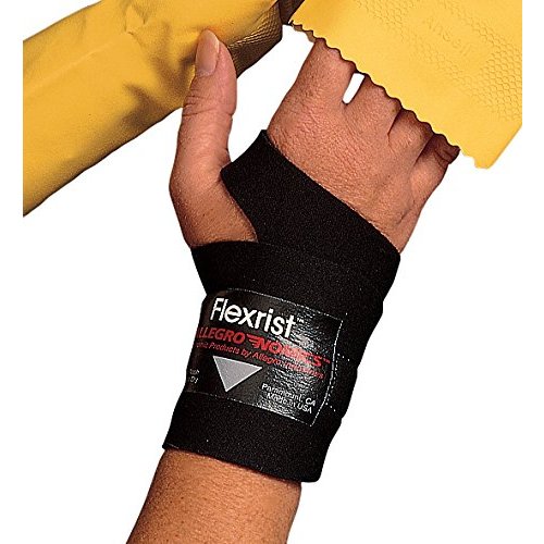 ALLEGROIndustries 7311 Thin FlexRist Wrist Support, One Size, Black