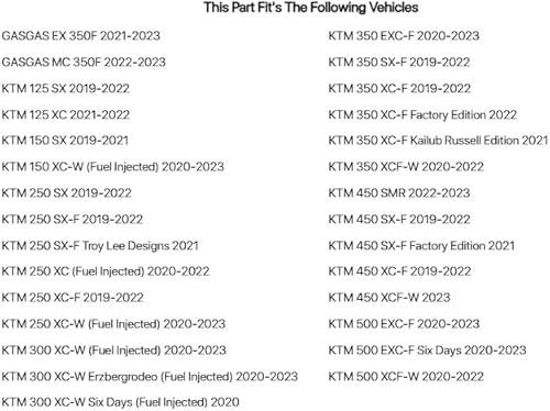Miniatura 2 de TUSK Mango de agarre negro para KTM 250 SX-F 2019-2022