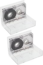DIYEAH 2Pcs Mini Blank Cassette Tapes Portable Recording for Interviews Music Clear Sound Quality Compact Design for DIY P...