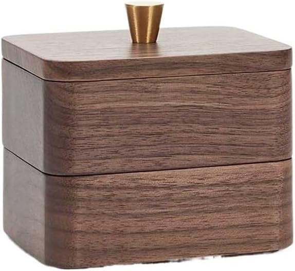 Toothpick Dispenser Multifunctional Dental Floss Storage Box 2-Layer Cotton Swab Toothpick Storage Box Holder Desktop Decoration Toothpicks for Appetizers