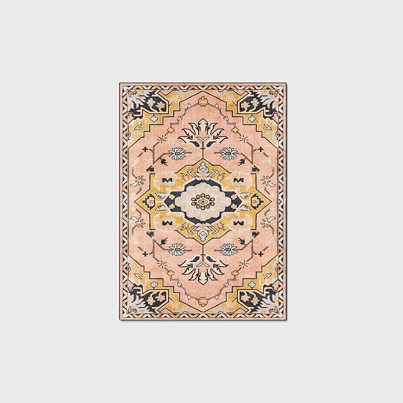 Grand tapis d'interieur design moderne multicolore de haute qualite
